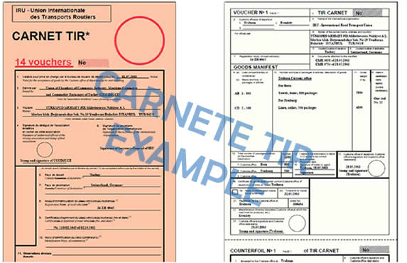 Carnete TIR